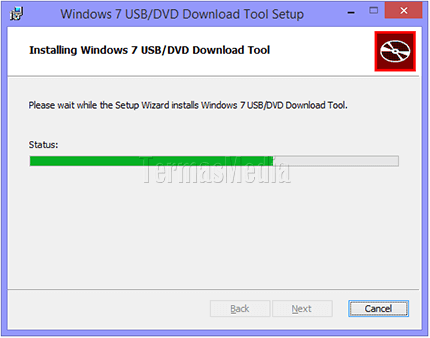 Membuat bootable USB Flash Drive dengan Windows 7 USB/DVD Download tool