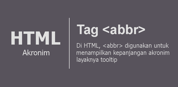 Menggunakan elemen HTML abbr