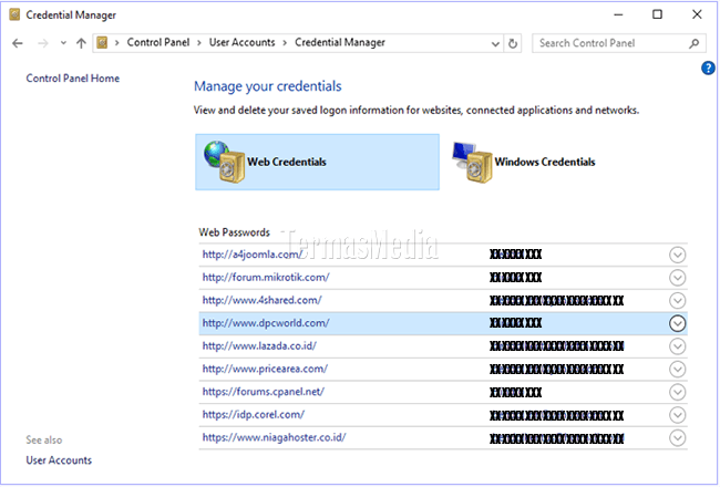 Melihat password akun yang tersimpan di browser Microsoft Edge