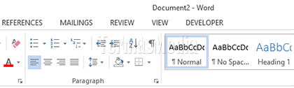 Menampilkan tab DEVELOPER di Microsoft Word