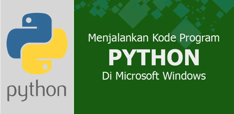 Menjalankan kode program Python di Microsoft Windows